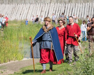 Vikingavigsel på Trelleborgen 2014
