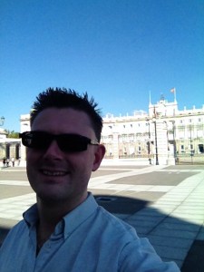 Selfie vid Kungliga palatset