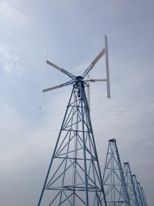 Ett av sex vindkraftverk på plats för långsiktigt hållbara lösningar i  Trelleborg