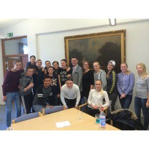 Ett skönt gäng konfirmander i Trelleborgs församling