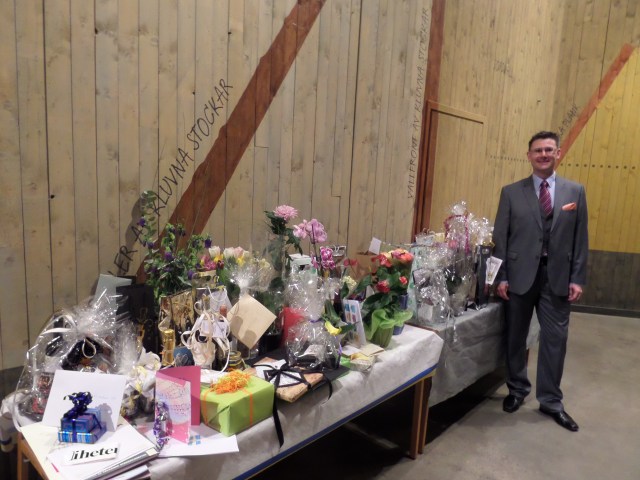 Otroligt glad och tacksam för alla presenter jag fick när jag fyllde 40 år.