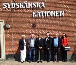 Lunch mellan Sydskånska Nationen och hemmakommunerna 