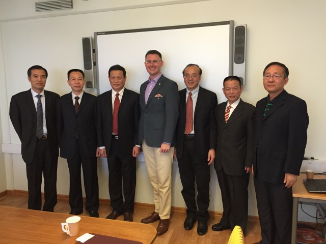 Delegationen från Hangzhou på besök i Trelleborg