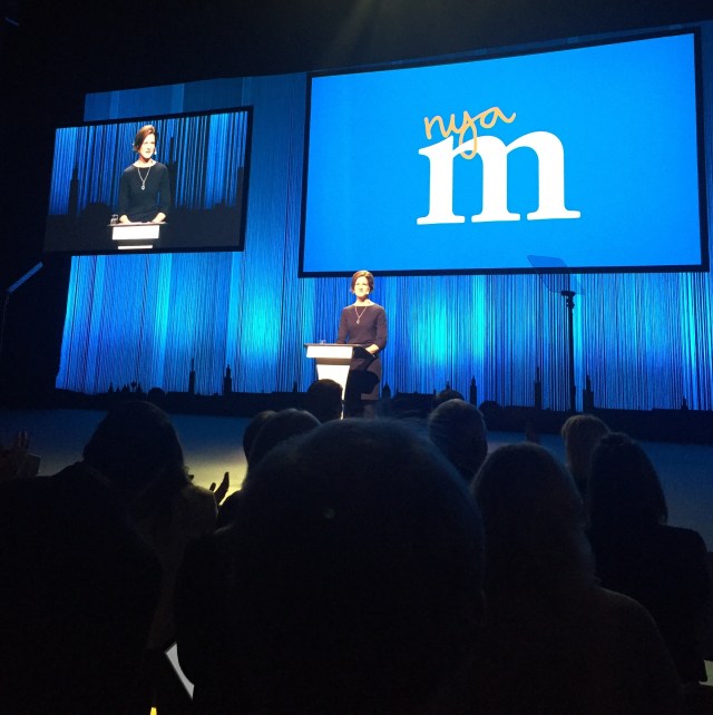 Anna Kinberg Batra håller ett mycket bra och inspirerande tal på stämman