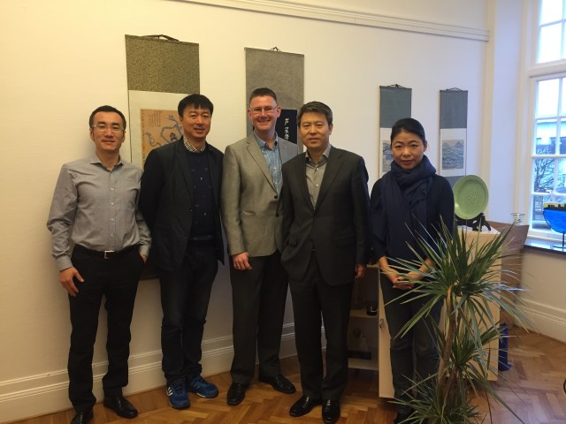 Delegationen från Hepingdistriktet i Shenyang i Trelleborg