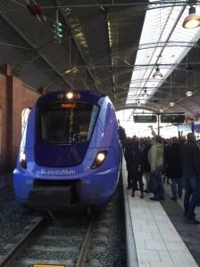 ÄNTLIGEN! Nu har vi Pågatåg i Trelleborg. Välkommen till Trelleborg C  <3