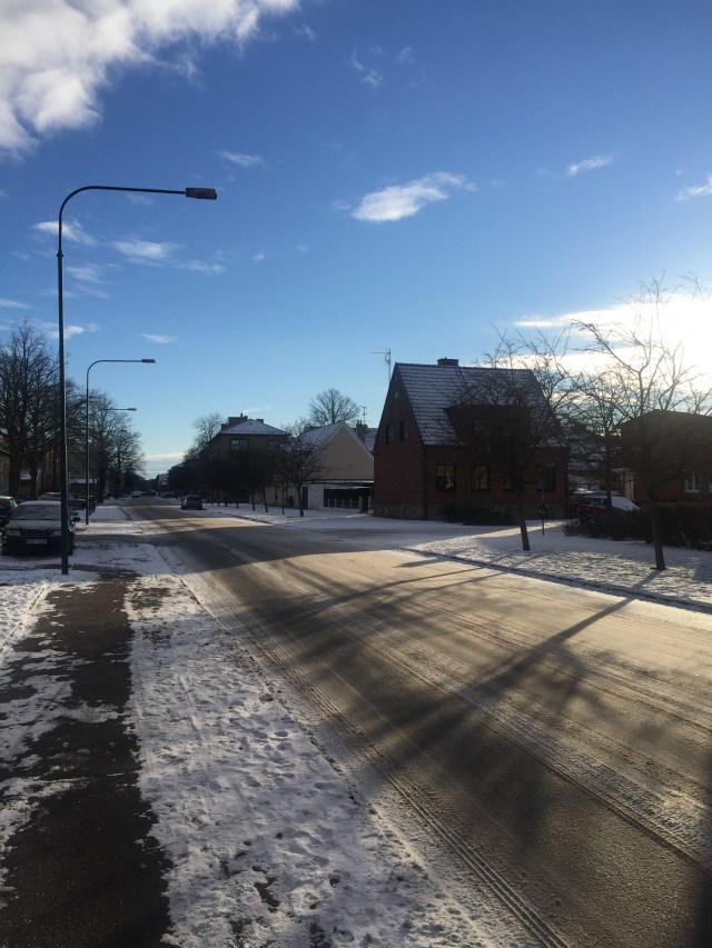 En vacker vinterdag i Trelleborg