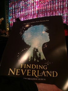 Programmet på plats. Jag är på plats. Redo för berättelsen om hur Peter Pan blev Peter Pan