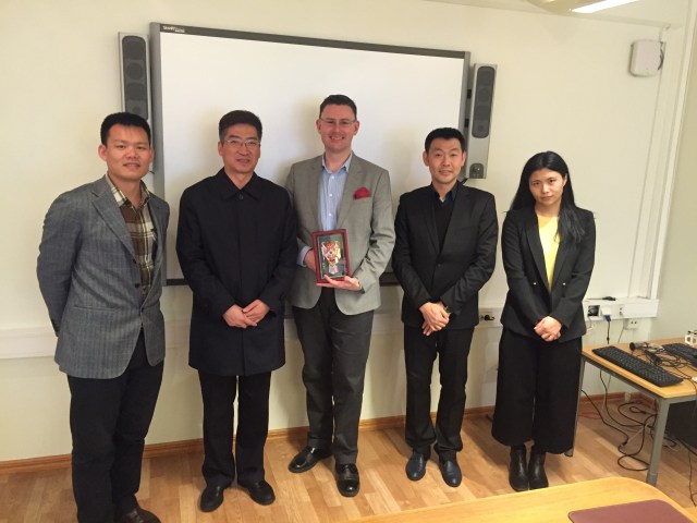 Delegationen från Harbin på besök i Trelleborg