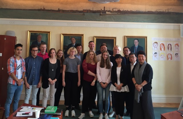 Delegationen från Jilin-provinsen och Ungdomsforum