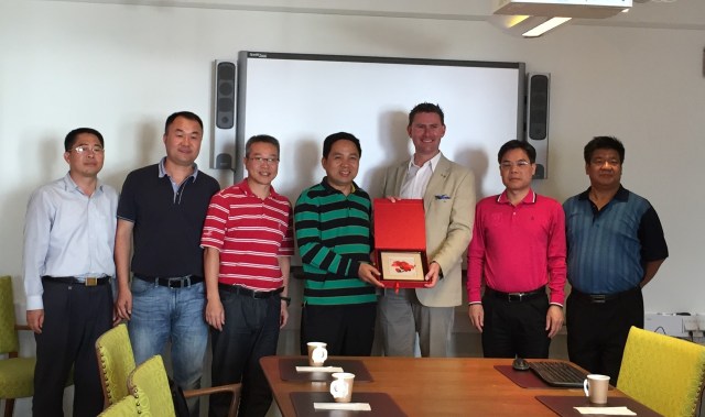 Delegationen från Guangdongprovinsen 