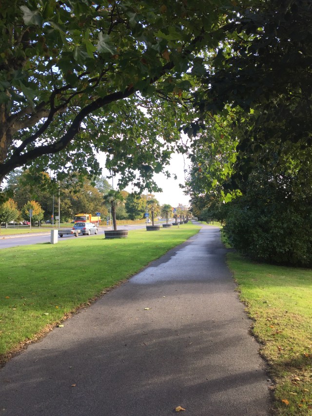 Vandrar längs med Travemündeallén