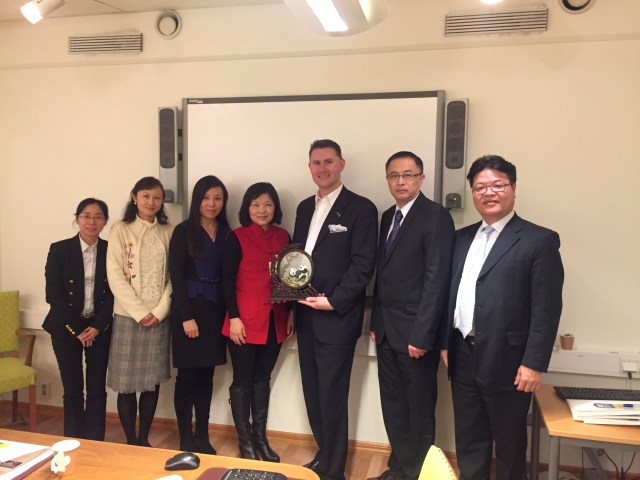 Delegationen från Shanghai Medical Association