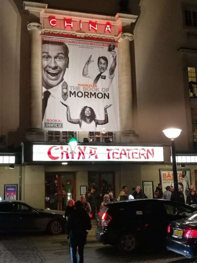 The Book of Mormon på China Teatern i Stockholm