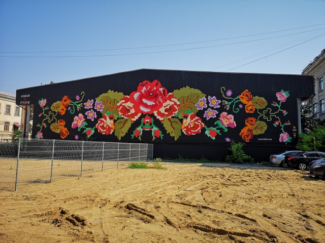 Väggmålning i Chisinau