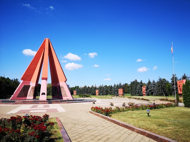 Monument över Andra världskrigets offer i Chisinau