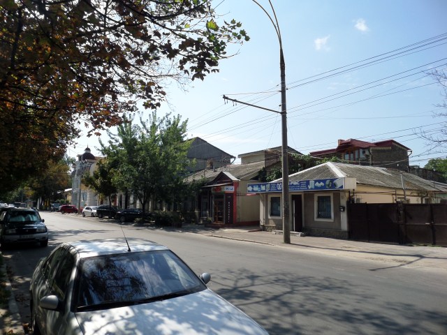 Låga hus i Chisinau