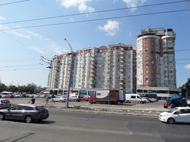 Nybyggt flerfamiljshus i Chisinau
