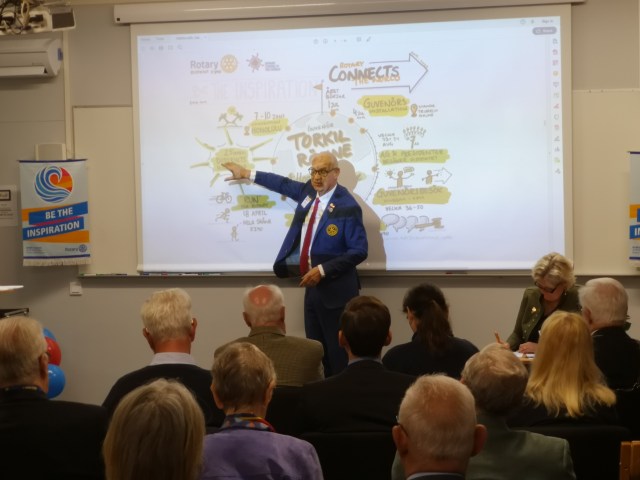 Nästa års guvernör Torkil presenterar sina tankar